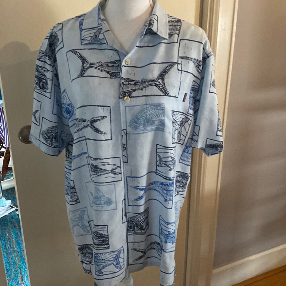 - Jack O'neill Men's Shirt - super soft polyester with fun fish motif